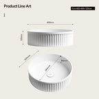 MonBlari TW-A8129 Solid Surface Basin