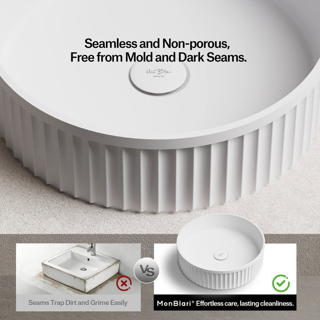 MonBlari TW-A8129 Solid Surface Basin