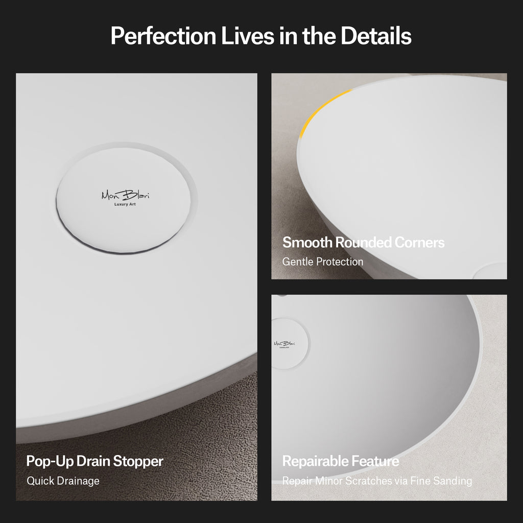 MonBlari XA-A72 Solid Surface Basin