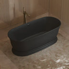 MonBlari TW-7798 Black Acrylic Freestanding Bathtub 1700mm - 1800mm