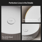 MonBlari TW-A8129 Solid Surface Basin