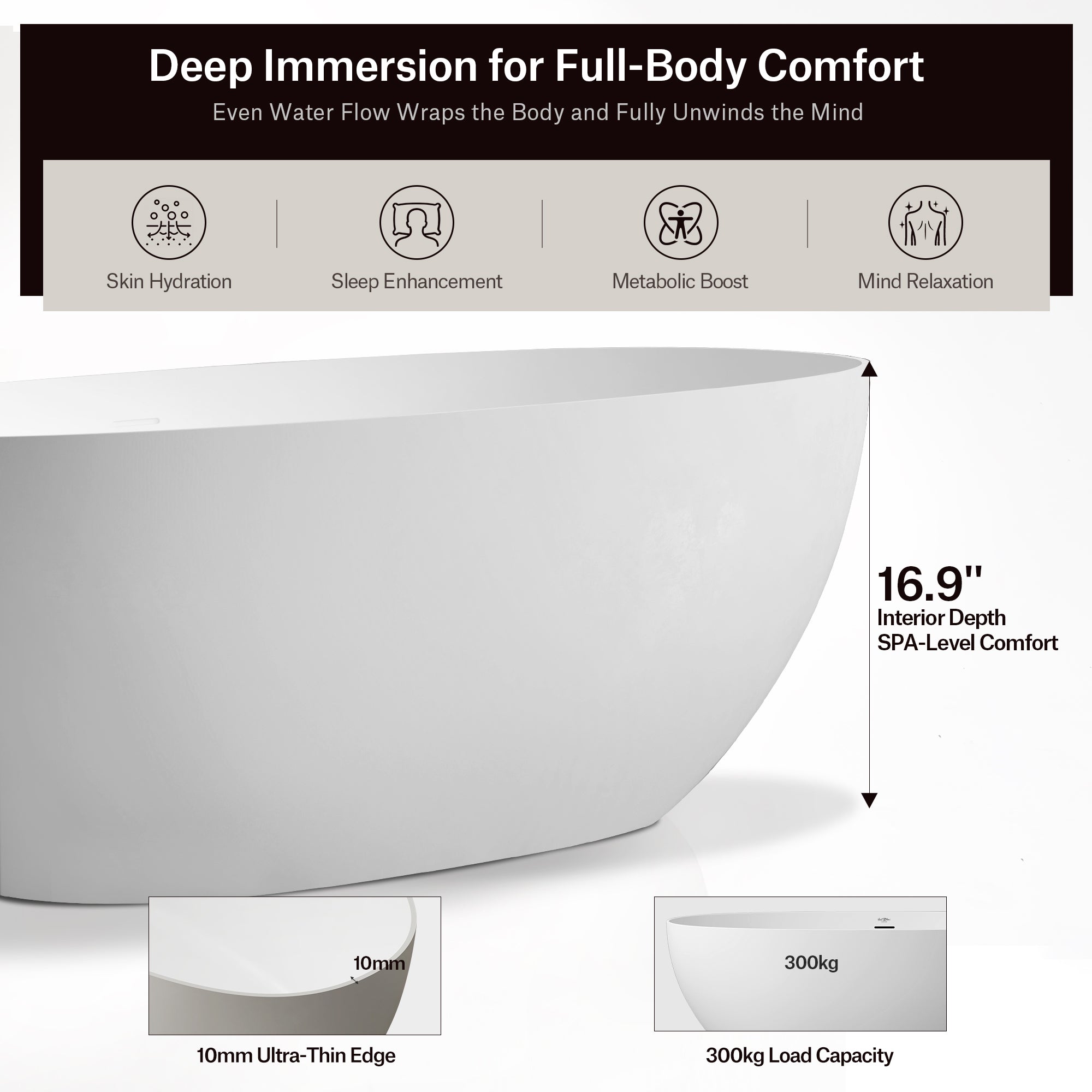 MonBlari TW-8507 freestanding Bath