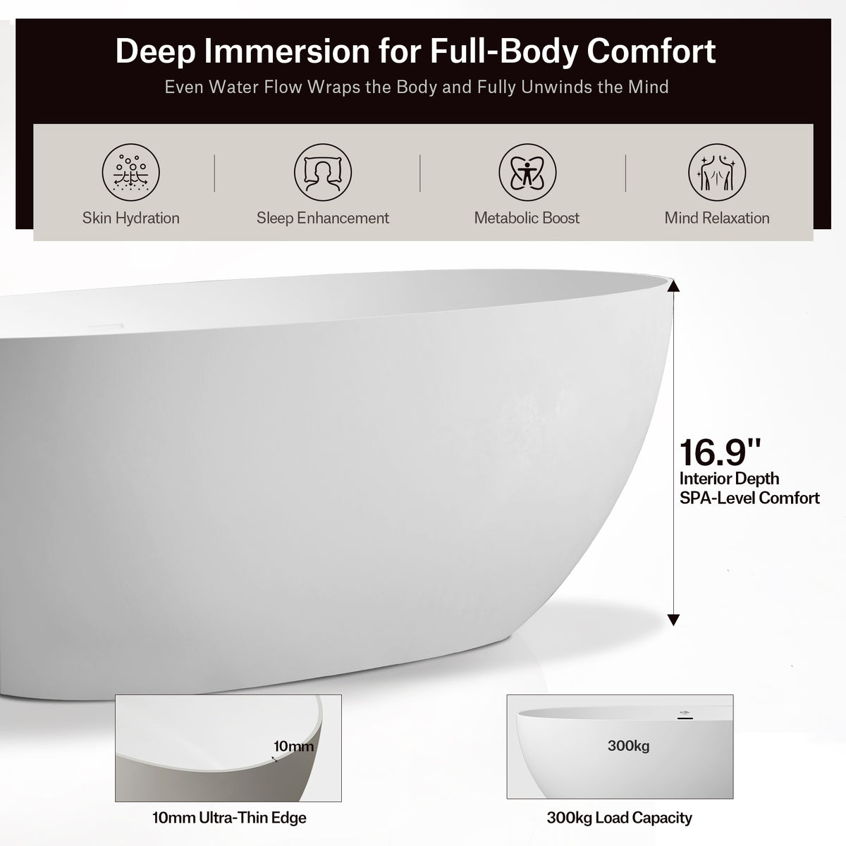 MonBlari TW-8507 freestanding Bath