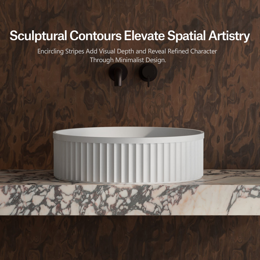 MonBlari TW-A8129 Solid Surface Basin