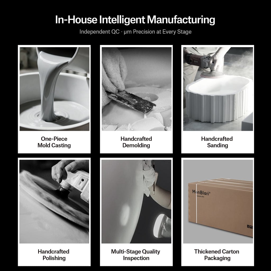 MonBlari TW-A8129 Solid Surface Basin