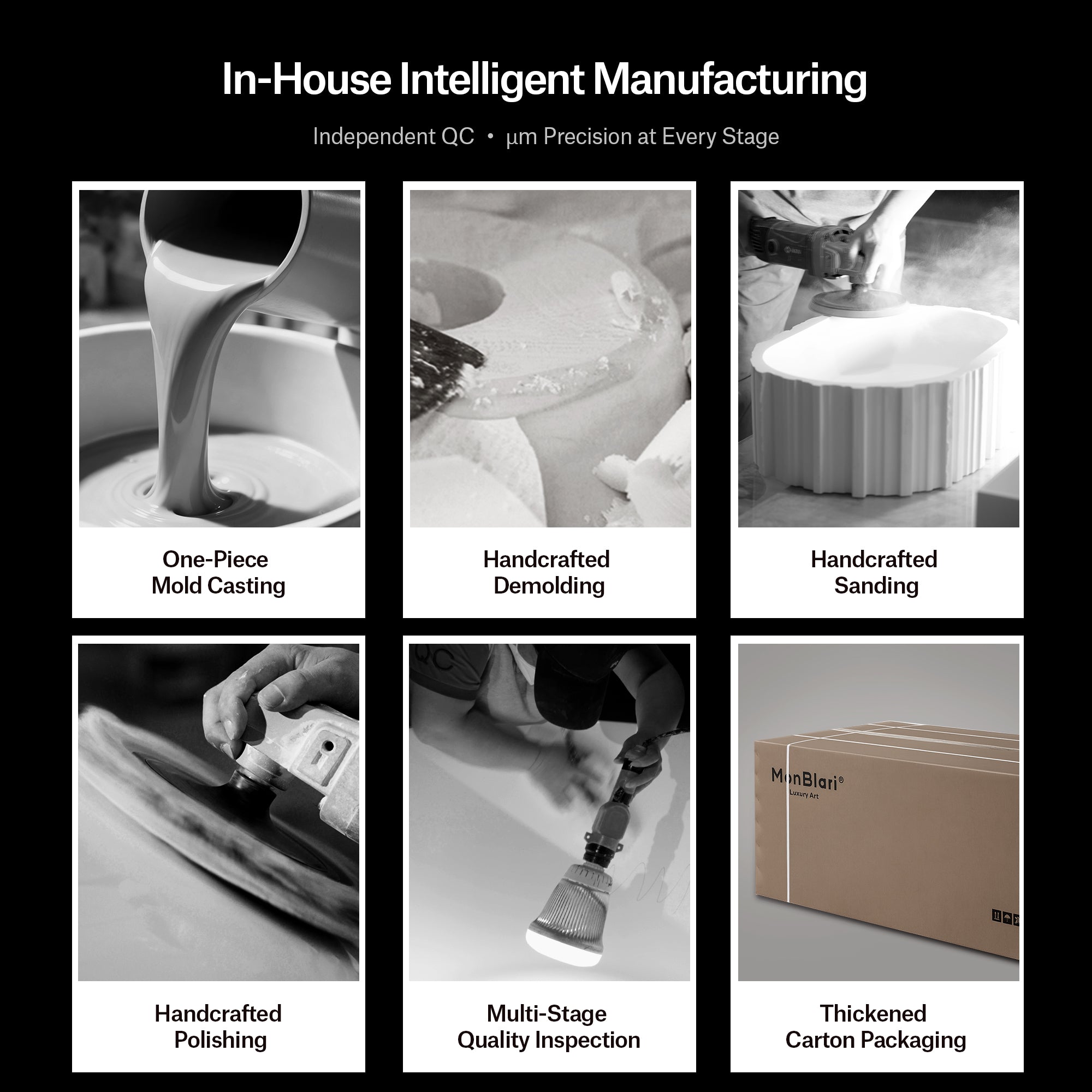 MonBlari XA-A72 Solid Surface Basin