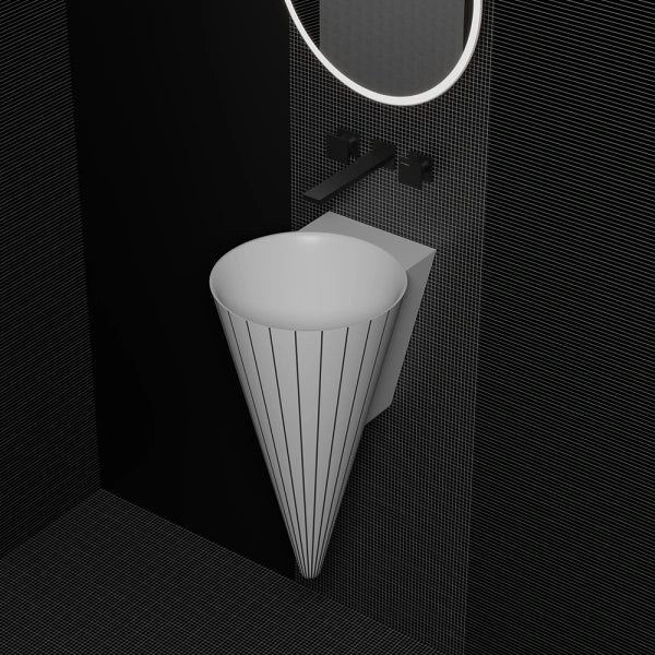 MonBlari SWING Series Sculptural Wall Mount Sink