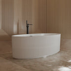 Monblari TW-7687 White Acrylic Freestanding Bathtub 1500mm - 1700mm
