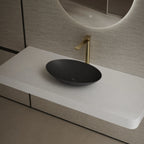 MonBlari XA-A73 Black Solid Surface Countertop Basin 500mm