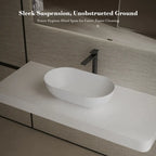 MonBlari XA-A78 White Solid Surface Countertop Basin 560mm