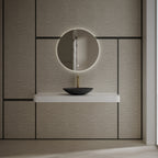 MonBlari XA-A73 Black Solid Surface Countertop Basin 500mm