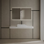 MonBlari TW-A112 White Solid Surface Countertop Basin 450mm - 500mm