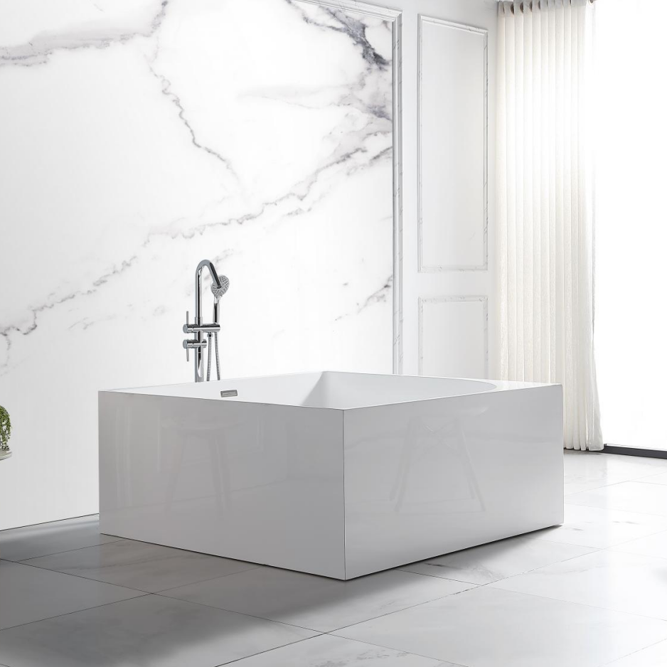  MonBlari TW-6693 Freestanding Bath-DiagonalView