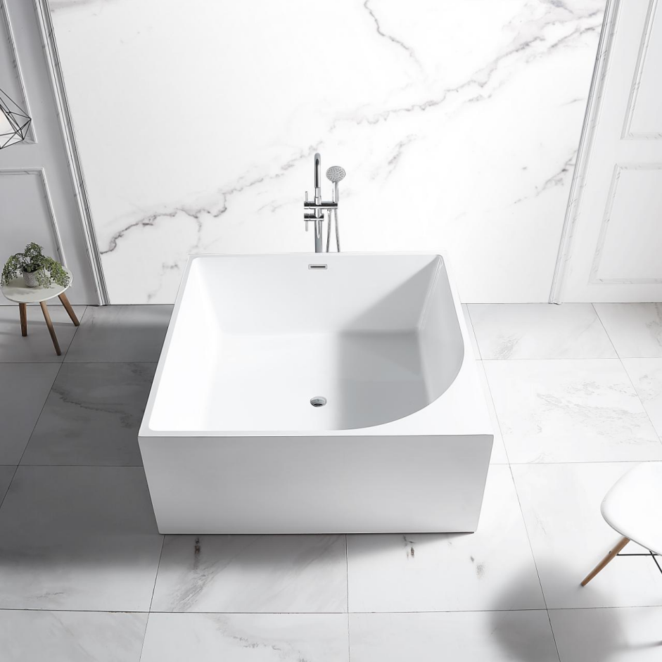 MonBlari TW-6693 Freestanding Bath-FrontTopView