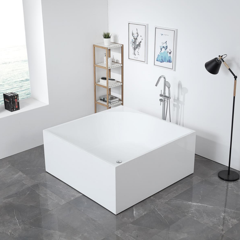 MonBlari TW-6693 Freestanding Bath-DiagonalTopView