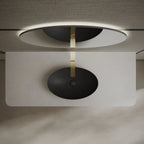 MonBlari XA-A73 Black Solid Surface Countertop Basin 500mm
