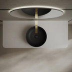 MonBlari TW-A105 Black Solid Surface Countertop Basin 400mm