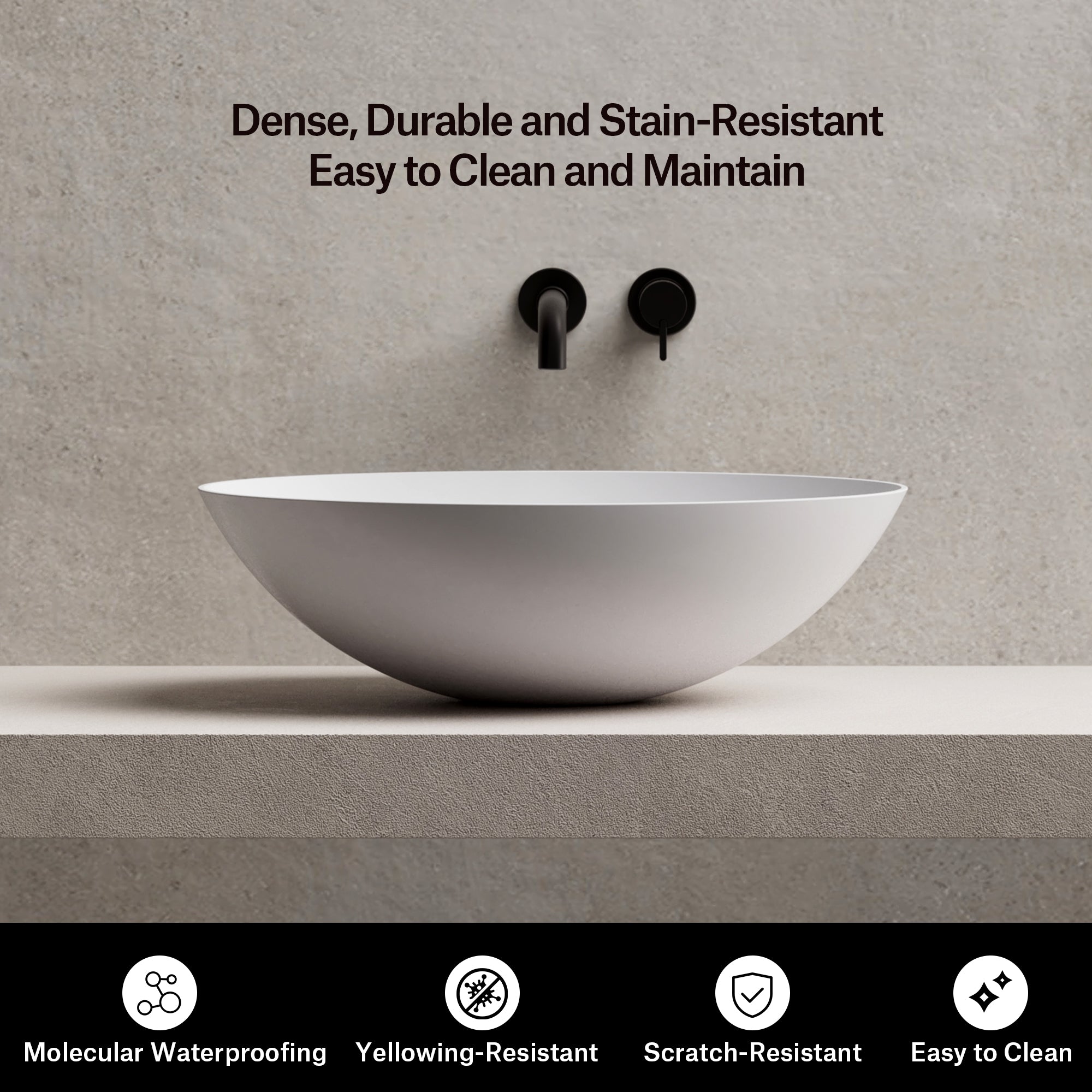 MonBlari XA-A72 Solid Surface Basin
