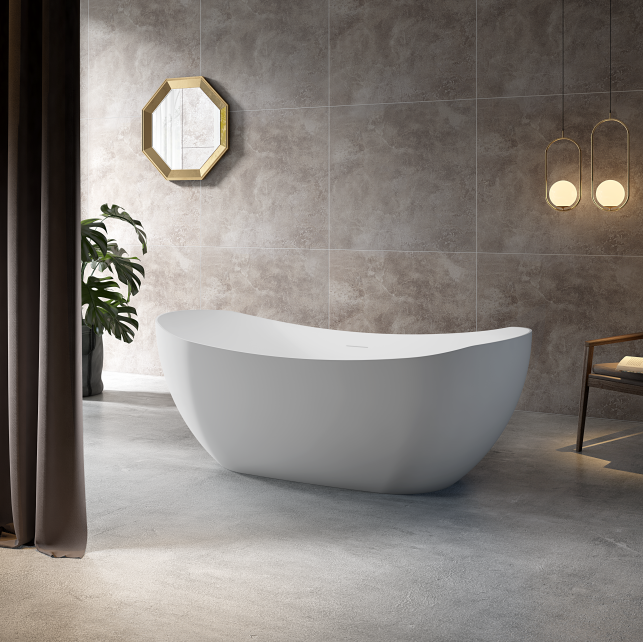 MonBlari TW-7628 Freestanding Bath-SideView