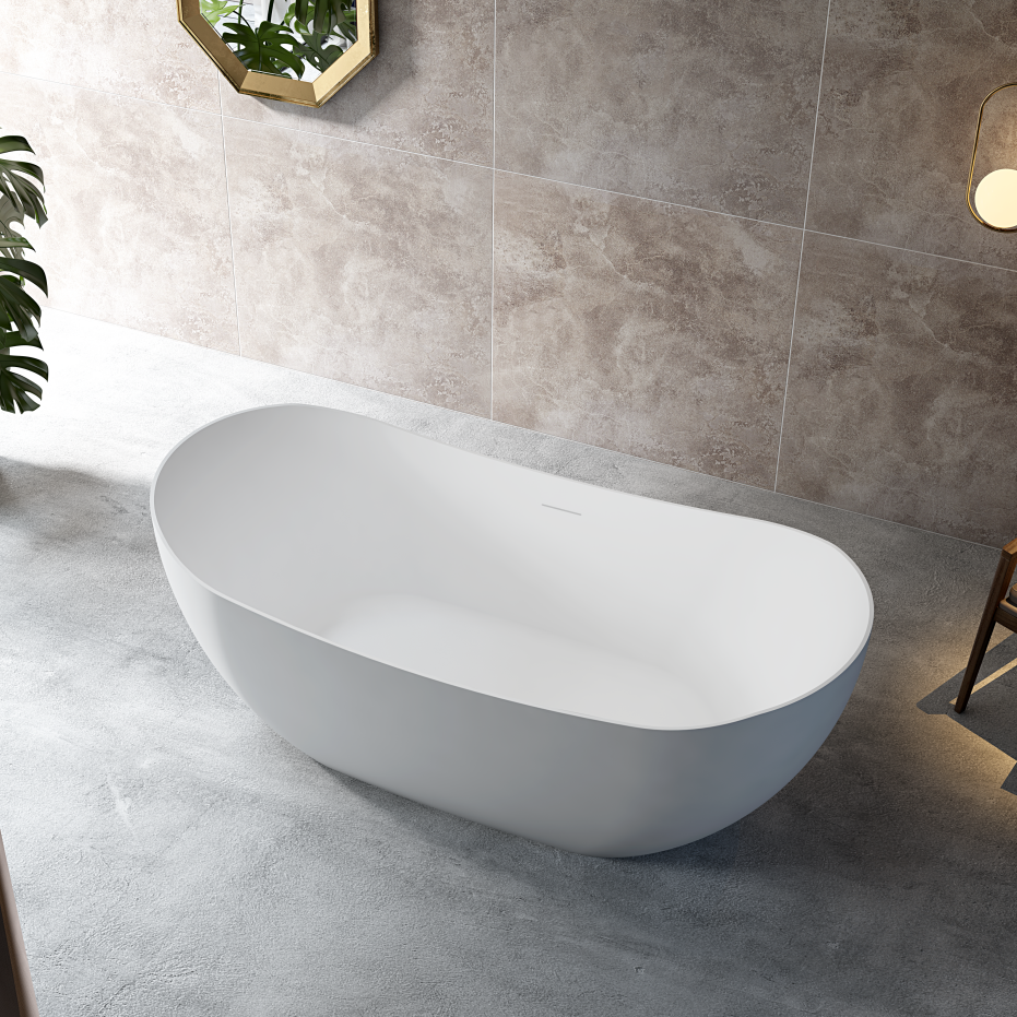 MonBlari TW-7628 Freestanding Bath-SideTopView