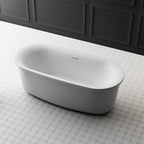 MonBlari White Acrylic Baths Double Ended Baths 1700mm