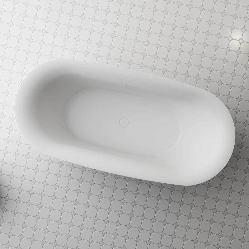 MonBlari White Acrylic Baths Double Ended Baths 1700mm