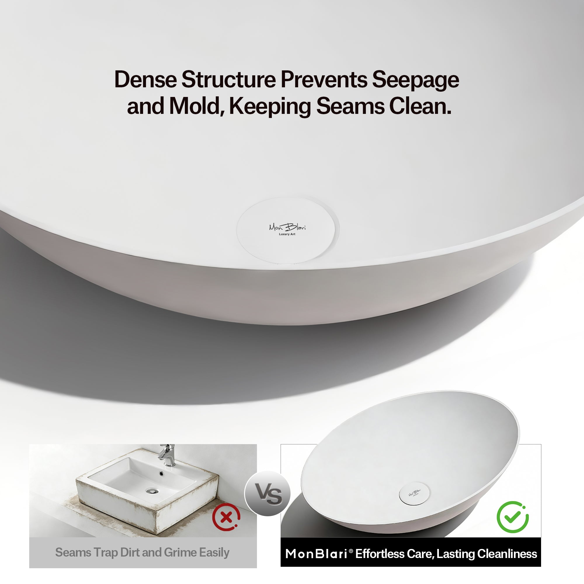 MonBlari XA-A72 Solid Surface Basin