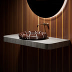MonBlari Circus Series Rosso Levanto Marble Countertop Basin