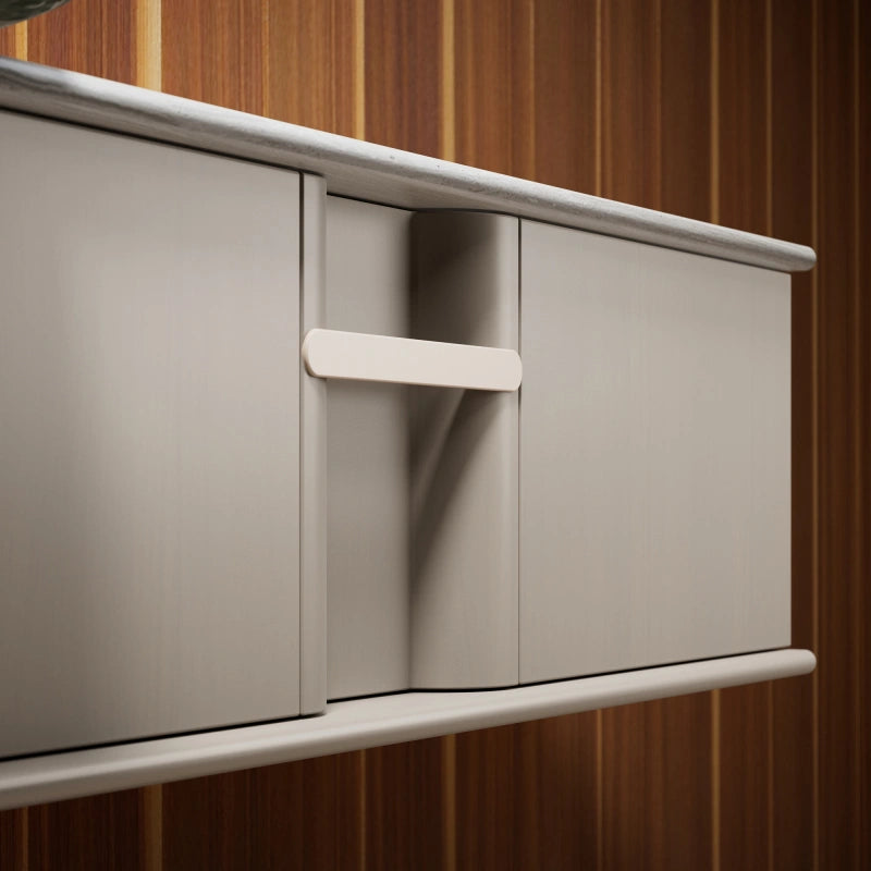 MonBlari CIRCUS Series Modern Marble Bathroom Vanity Unit with Single Basin