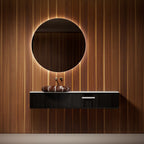 MonBlari CIRCUS Series Wall-Hung Rosa Levanto Marble Bathroom Vanity Unit