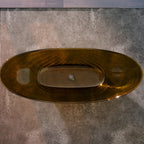 MonBlari GINKGO-88 Wavy Curved Freestanding Bath