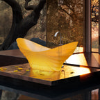 MonBlari GK-0988 Wavy Curved Freestanding Bathtub-SideView