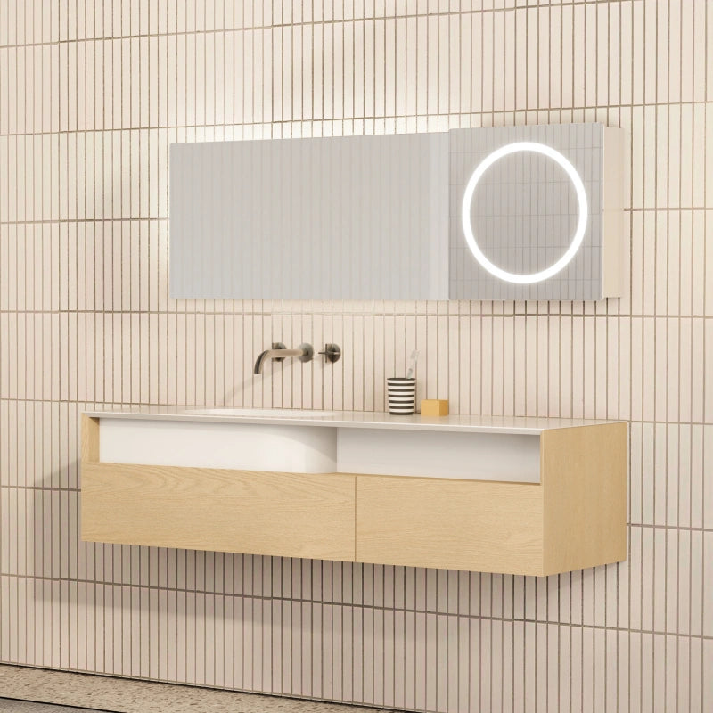 MonBlari Garden Series Floating Bathroom Vanity Unit with Undermount Basin