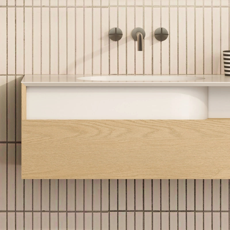 MonBlari Garden Series Floating Bathroom Vanity Unit with Undermount Basin