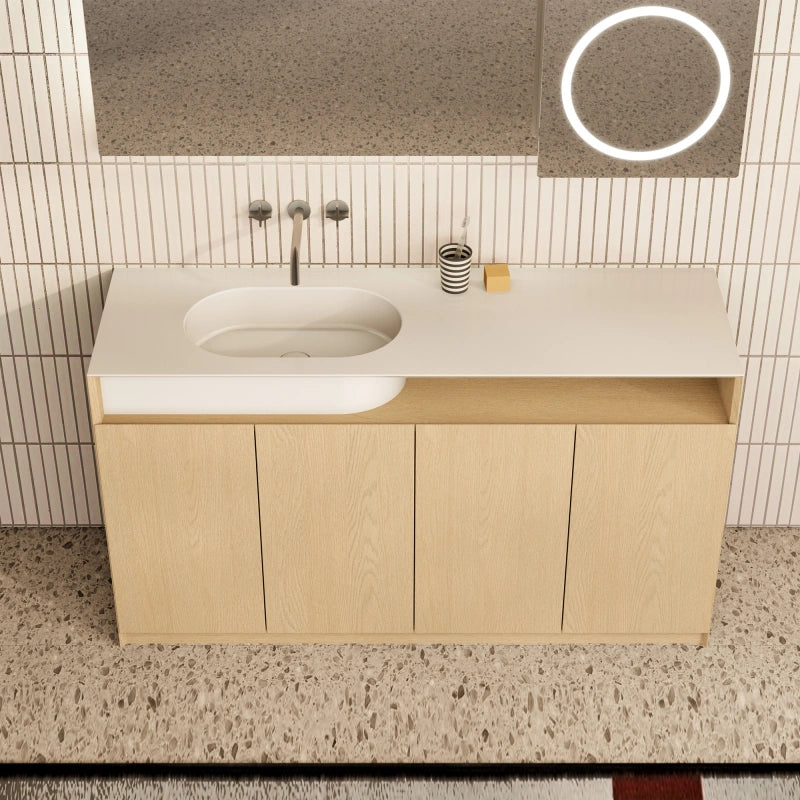 MonBlari Garden Series Freestanding Vanity Unit with Single Undermount Basin