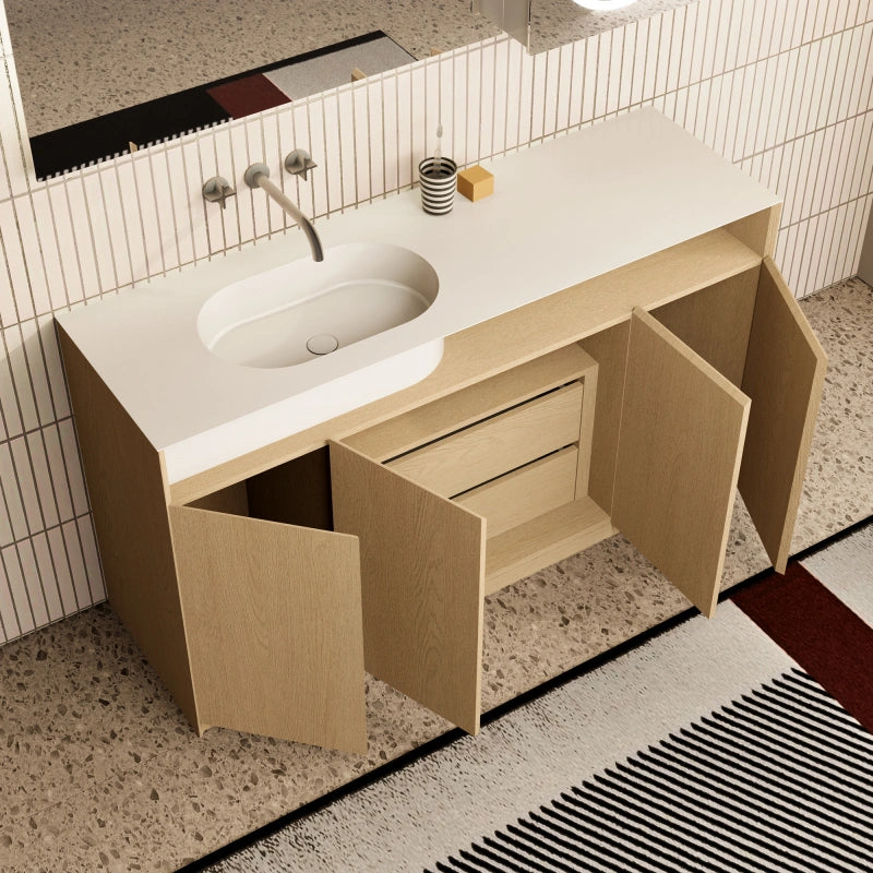 MonBlari Garden Series Freestanding Vanity Unit with Single Undermount Basin