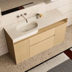 MonBlari Garden Series Freestanding Bathroom Washbasin Unit with Storage Drawers