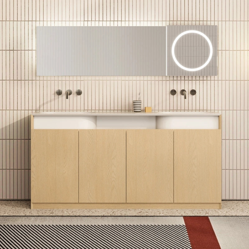 MonBlari Gardern Series Floor-Standing Storage Vanity Unit for Modern Bathroom