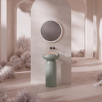 MonBlari FLOWER Series Green Pedestal Basin