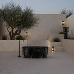 MonBlari HALO Series Sculptural Marble Freestanding Bath
