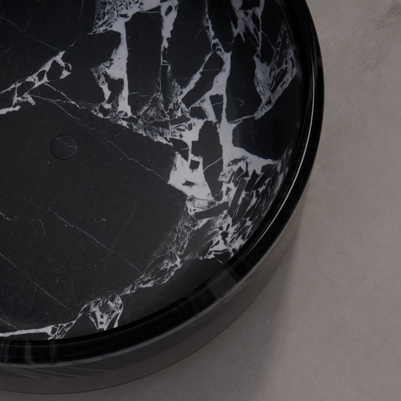 MonBlari HALO Series Sculptural Marble Freestanding Bath