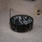 MonBlari HALO Series Sculptural Marble Freestanding Bath