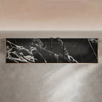 MonBlari HALO Series Black Marble Bathroom Vanity Unit with Undermount Basin