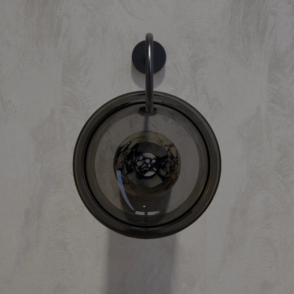 MonBlari HALO Series BvIgari Purple Pedestal Sink