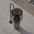 MonBlari HALO Series BvIgari Purple Pedestal Sink
