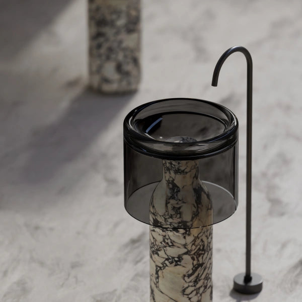 MonBlari HALO Series BvIgari Purple Pedestal Sink