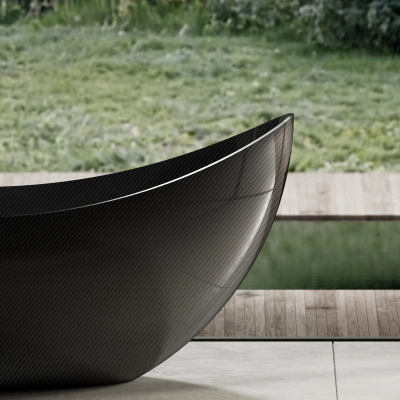MonBlari MC-99908 Crescent Carbon Fiber Bath