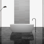 MR-88811 Oval Solid Surface Bath | MonBlari-FrontView