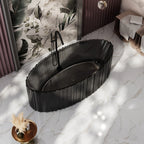 MRT88857 Fluted Long Oval Bath | MonBlari