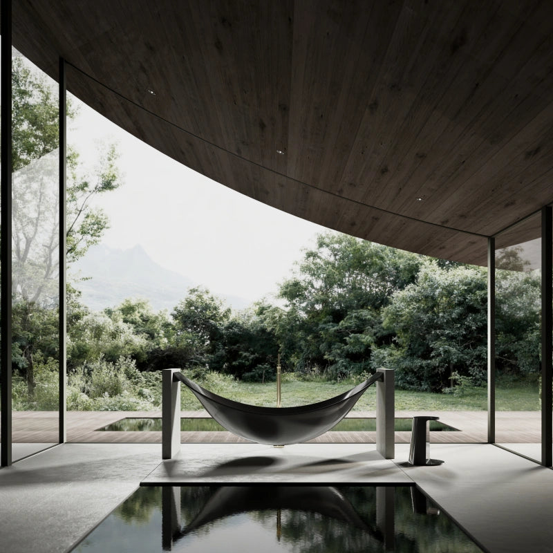 MonBlari Carbon Fiber Floating Hammock Bathtub 2140mm